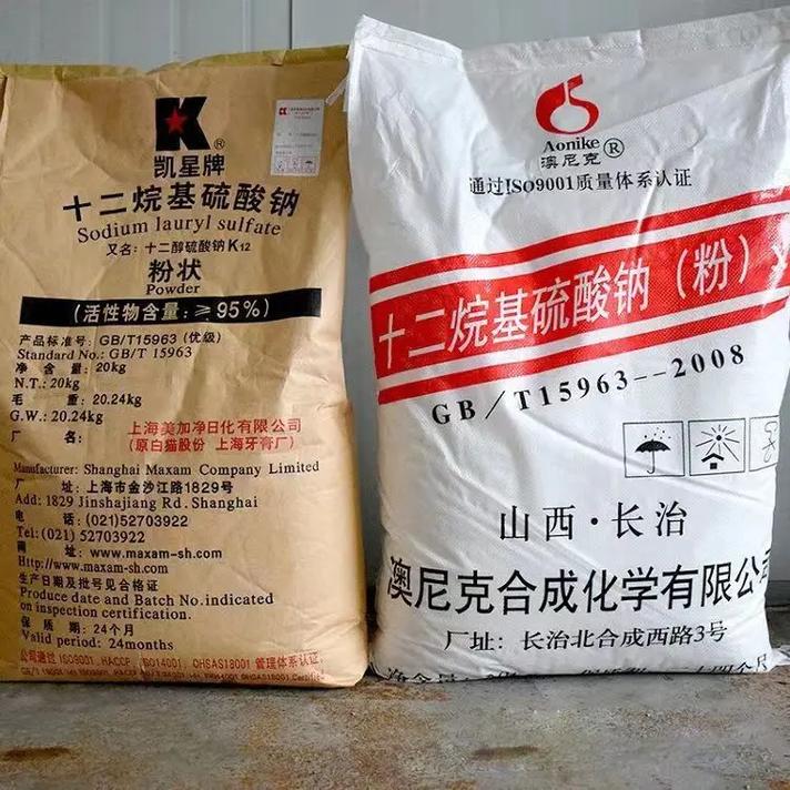 十二烷基硫酸鈉（K12） 高效發(fā)泡劑在混凝土與洗滌原料中的應(yīng)用